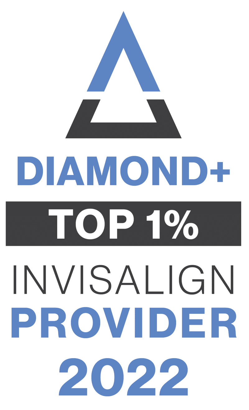 Diamond Top 1% Invisalign Provider 2022 logo