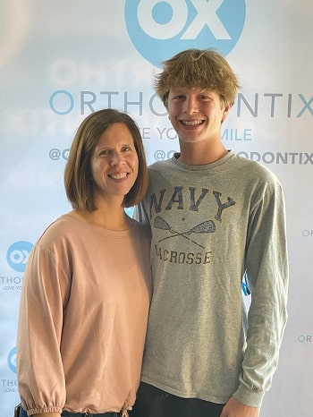 ox orthodontix patient and mother